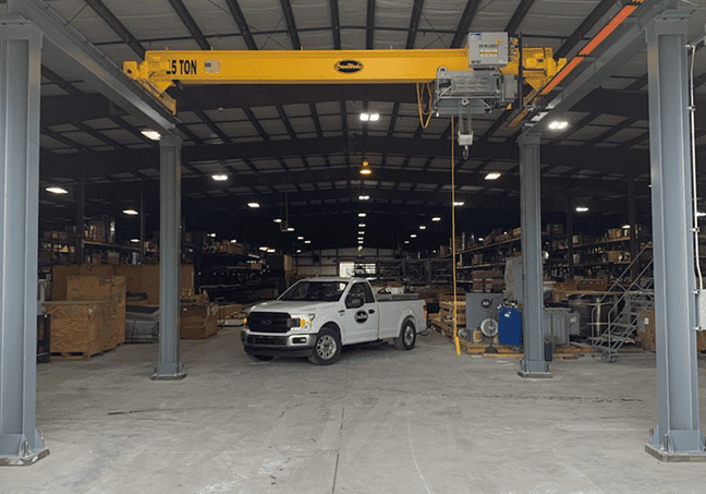 Overhead Crane Products: Designed for heavy load lifting in large spaces, overhead cranes offer the ability to transfer equipment and parts across your facility. Offering both top running and underhung runway systems,