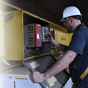 Service Crane skilled technicians can troubleshoot electrica problems on your overhead crane system.