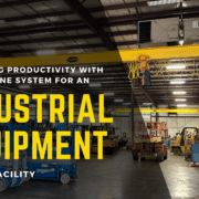 Industrial Equipment Repair Facility has Service Crane Company install multi-overhead bridge crane system